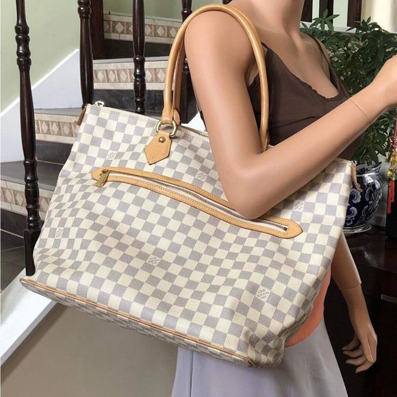 Authentic Louis Vuitton Damier Azur Saleya GM - Picture 8 of 11